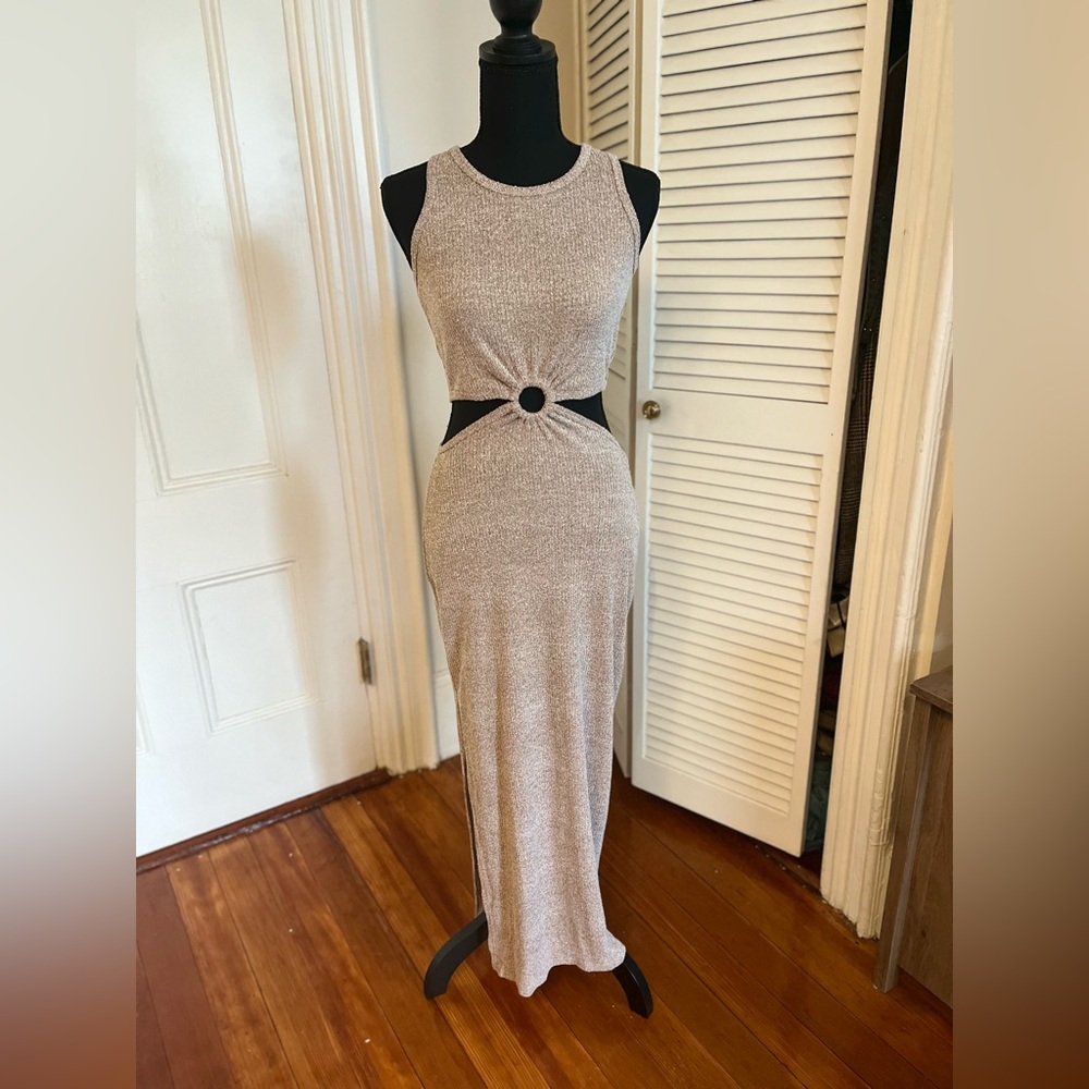 12th tribe cut out maxi dress